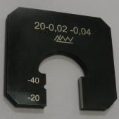 1200 | nad 90 do 112 mm - Třmenový kalibr jednostranný, ocelový plech | LMW