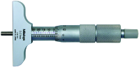129-109 - Mikrometrický hloubkoměr 0-50mm s výměnnými měřicími nástavci