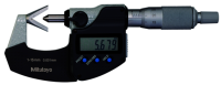 314-251-30 - Digitální řmenový mikrometr s prizm. dotekem 1-15 mm, měř. plochy s drážkami