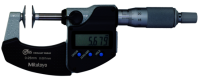 323-250-30 - Digitální mikrometr s talířkovými doteky 0-25 mm na měření zubů-modul 0,5-6