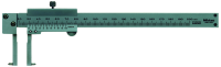 536-146 - Posuvné měřítko 20÷150/0,05 mm s měřícími hroty zalomenými ven