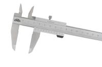 Posuvné měřítko s hloubkoměrem 150 mm, 0,02 mm, aretace šroubkem,   monoblok, DIN 862