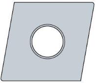 Keramická výměnná břitová destička CNGA120412-GP NSA600 | Nikko Tools