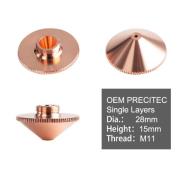 Tryska pro vláknový laser | PRECITEC typ A | Single D=28mm H=15mm d=2 | P0591-575-00020