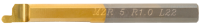 Mini karbidový nůž | MZR6R0.75L22BXC