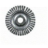 Kruhový kartáč SRBZ 115x6x20/22,23 TOPLINE drát D=0,50 mm | RHODIUS