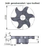 Minimill břitová destička | Z628.X265.02/AL41F | Paul Dümmel