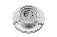 Kruhová libela s upevňovacími otvory D20 - stříbrná, hliník | KINEX