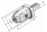 CNC-vrtačkové sklíčidlo 50x1/13-92