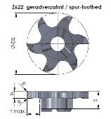Minimill břitová destička | Z622.X400.02/AL41F | Paul Dümmel
