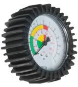 Manometr pro pneuhustič PRO D 80 mm, cejchovatelný | 2102601